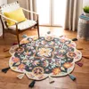 Safavieh Novelty Hand Made Area Rug, Blue / Pink Bohemian Style Non-shedding In Multi