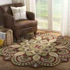 Safavieh Novelty Hand Made Area Rug, Red / Taupe Bohemian Style Non-shedding In Brown