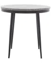 Safavieh Nylah Marble Side Table In Gray