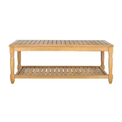 Safavieh Oakley Collection Weather Resistant Coffee Table In Sand