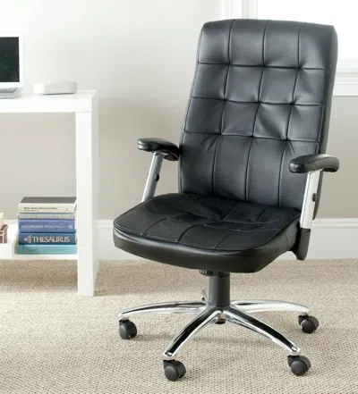 Safavieh Olga Desk Chair In Black