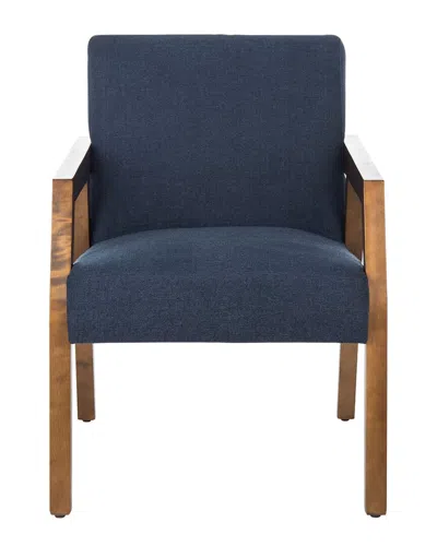 Safavieh Olyvar Arm Chair In Navy