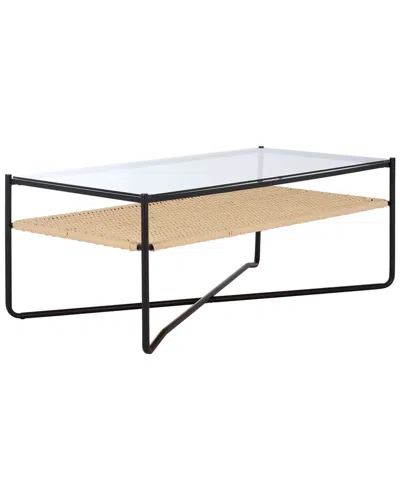 Safavieh Omaka 1-shelf Coffee Table In Black