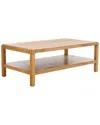 Safavieh Omara 1-shelf Coffee Table In Brown