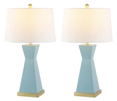 Safavieh Onder 27" Table Lamp In Blue
