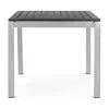 Safavieh Onika Square Dining Table In Black/gray