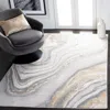 Safavieh Orchard Machine Made Area Rug, Grey / Gold Contemporary Style Easy Care In Gray