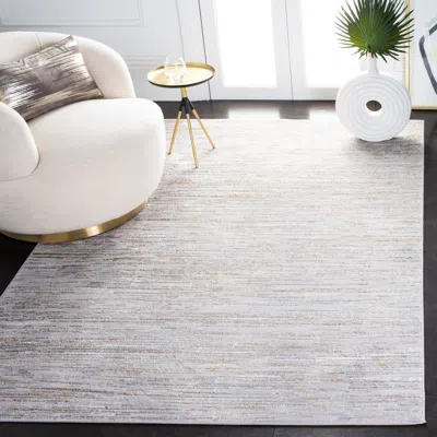 Safavieh Orchard Machine Made Area Rug, Grey / Gold Contemporary Style Easy Care In White