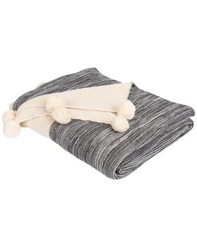 Safavieh Orie Pom Pom Throw