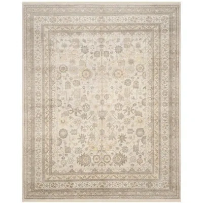 Safavieh Oriental Hand Knotted Wool Oriental Rug In Ivory