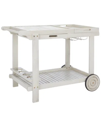 Safavieh Orland Tea Trolly In White