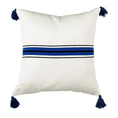 Safavieh Orlanda Square Throw Pillow In Blue