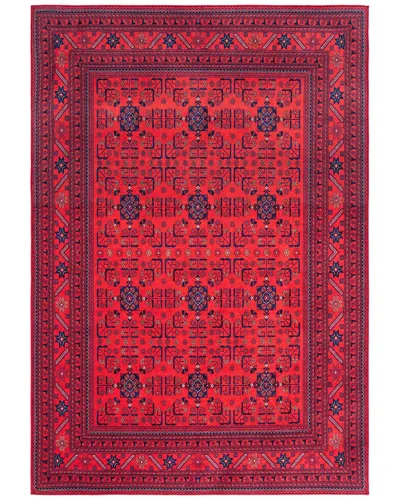 Safavieh Orlando Felt, Velvet, Laminated Film Rug In Red