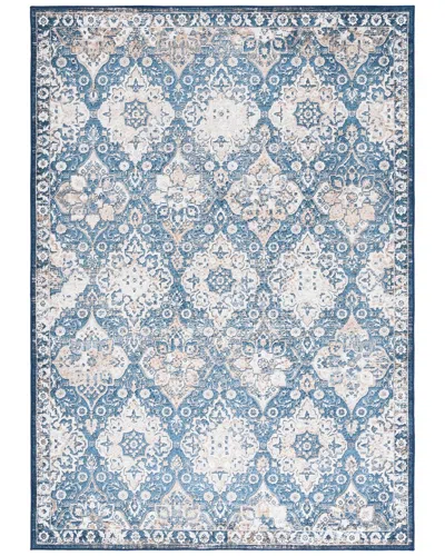 Safavieh Orlando Felt, Velvet, Laminated Film Rug In Blue