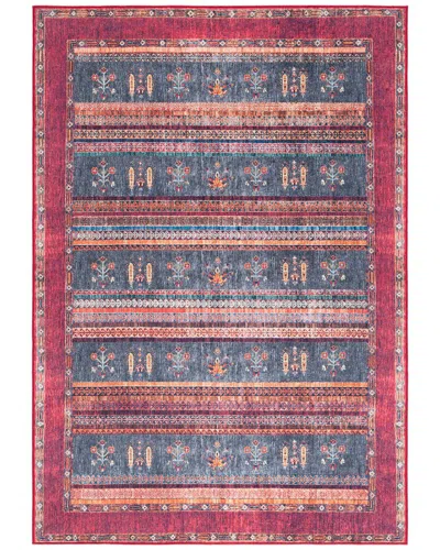 Safavieh Orlando Felt, Velvet, Laminated Film Rug In Red
