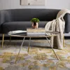 Safavieh Orson Coffee Table W/ Metal Gold Cap