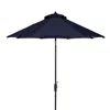 Safavieh Ortega 9 Ft Crank Umbrella In Navy