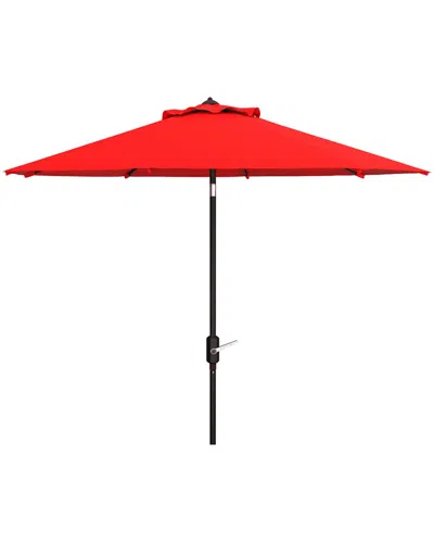 Safavieh Ortega 9ft Crank Umbrella In Purple