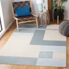 Safavieh Orwell Machine Made Area Rug, Beige / Blue Contemporary Style Easy Care In Blue