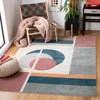 Safavieh Orwell Machine Made Area Rug, Beige / Dark Teal Contemporary Style Easy Care In Multi