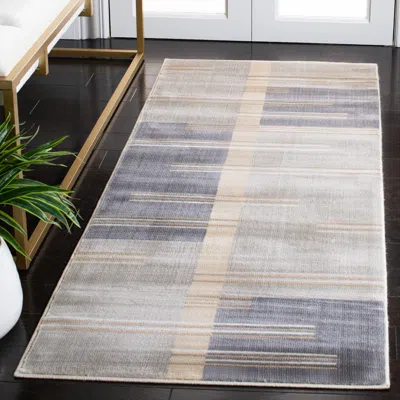 Safavieh Orwell Machine Made Area Rug, Grey / Charcoal Contemporary Style Easy Care