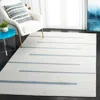 Safavieh Orwell Machine Made Area Rug, Ivory / Blue Contemporary Style Easy Care