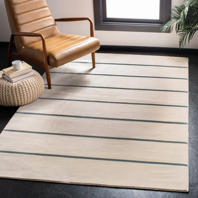 Safavieh Orwell Machine Made Area Rug, Ivory / Navy Contemporary Style Easy Care