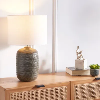 Safavieh Oryn 20" Table Lamp In Green