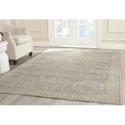 Safavieh Oushak Hand Knotted Wool Oriental Rug In Gray