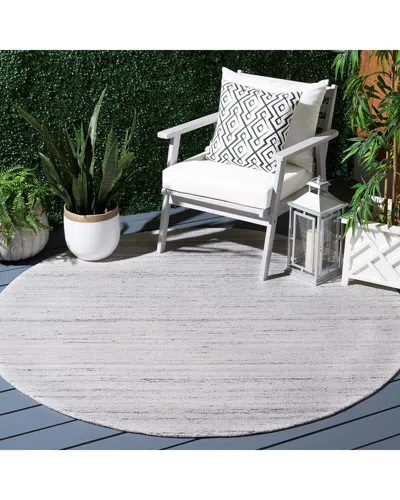 Safavieh Outdoor Micro-loop Glacier Hand Tufted Indoor/outdoor Rug In Gray