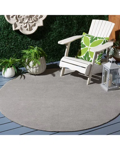 Safavieh Outdoor Micro-loop Glacier Hand Tufted Indoor/outdoor Rug In Neutral