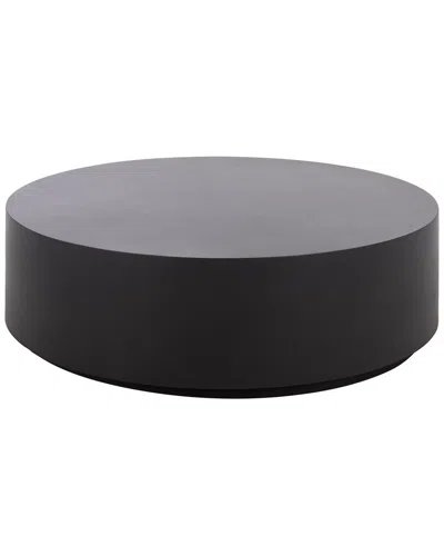 Safavieh Outdoor Tina Round Coffee Table In Black