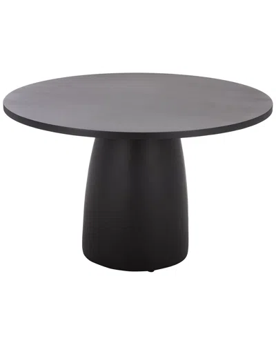 Safavieh Outdoor Tina Round Dining Table In Black