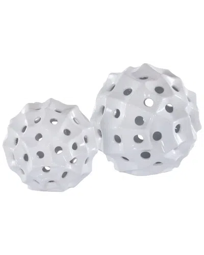 Safavieh Ovis, White, Ceramic, Table Decor Set Of