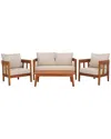 Safavieh Owen 4pc Set In Brown