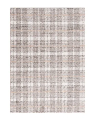 Safavieh Oxford Plaids Polyester Rug In Gray
