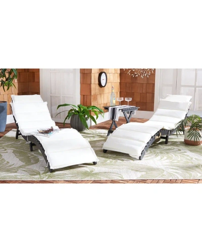 Safavieh Pacifica 3pc Lounge Set In Black