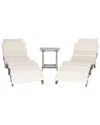 Safavieh Pacifica Outdoor 3pc Lounge Set