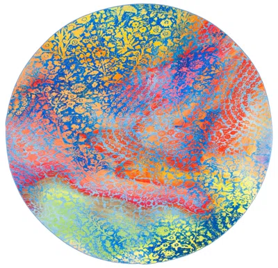 Safavieh Paint Brush Collection Rug In Multi