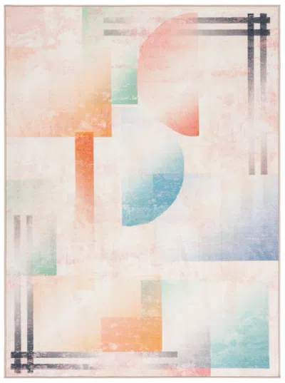 Safavieh Paint Brush Collection Rug In Multi