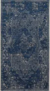 Safavieh Palazzo Machine Made Area Rug, Light Blue / Blue Traditional Style Easy Care In Blue