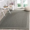 Safavieh Palm Beach Machine Made Area Rug, Ash Contemporary Style Easy Care In Gray