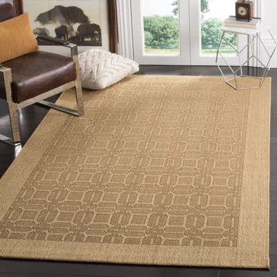Safavieh Palm Beach Machine Made Area Rug, Maize Contemporary Style Easy Care In Neutral