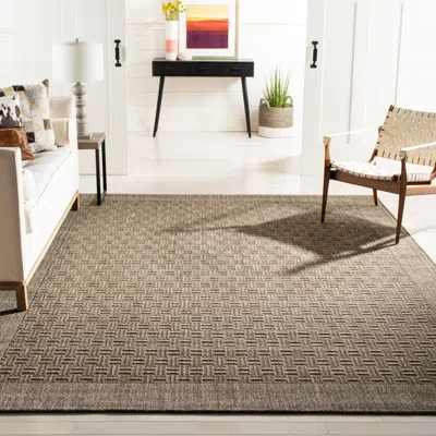Safavieh Palm Beach Machine Made Area Rug, Silver Contemporary Style Easy Care In Gray