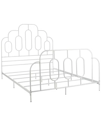 Safavieh Paloma Metal Retro Bed In White
