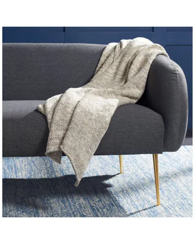 Safavieh Panna Knit Throw In Grey