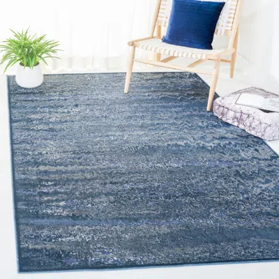 Safavieh Paradise Machine Made Area Rug, Blue / Black Contemporary Style Easy Care