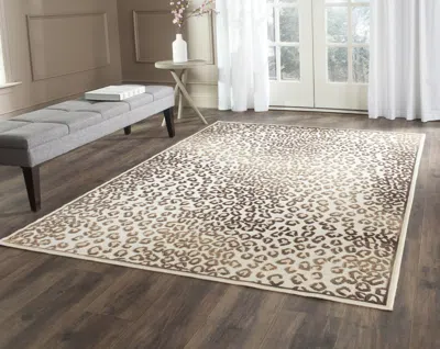 Safavieh Paradise Machine Made Area Rug, Creme Contemporary Style Easy Care In Gray