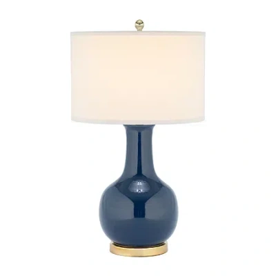 Safavieh Paris Ceramic Table Lamp In Blue