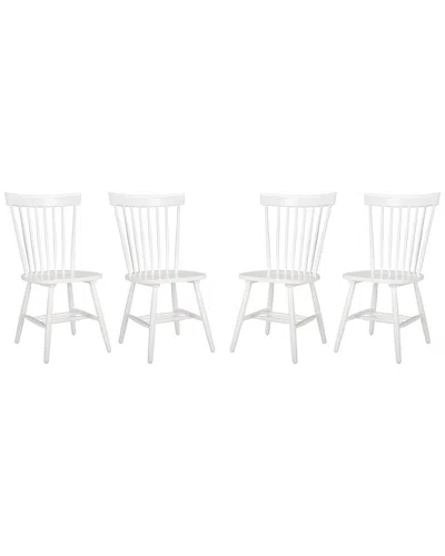 Safavieh Parker Spindel Side Chair In White